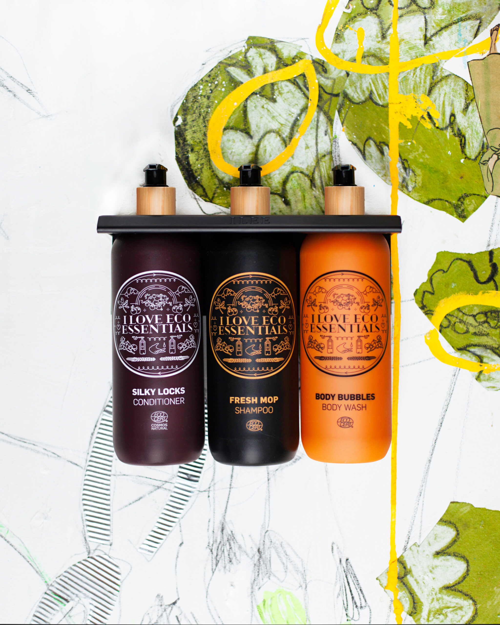 MATTE BLACK HOLDER 'for three products'